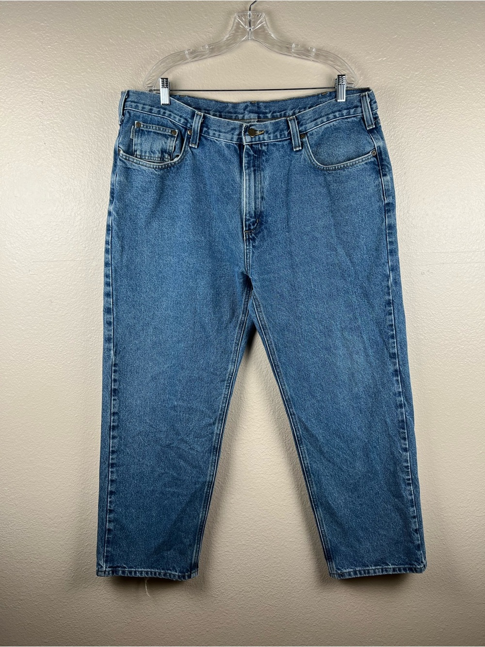 Carhartt B460 Relaxed Straight Jeans 42x30 Made in USA